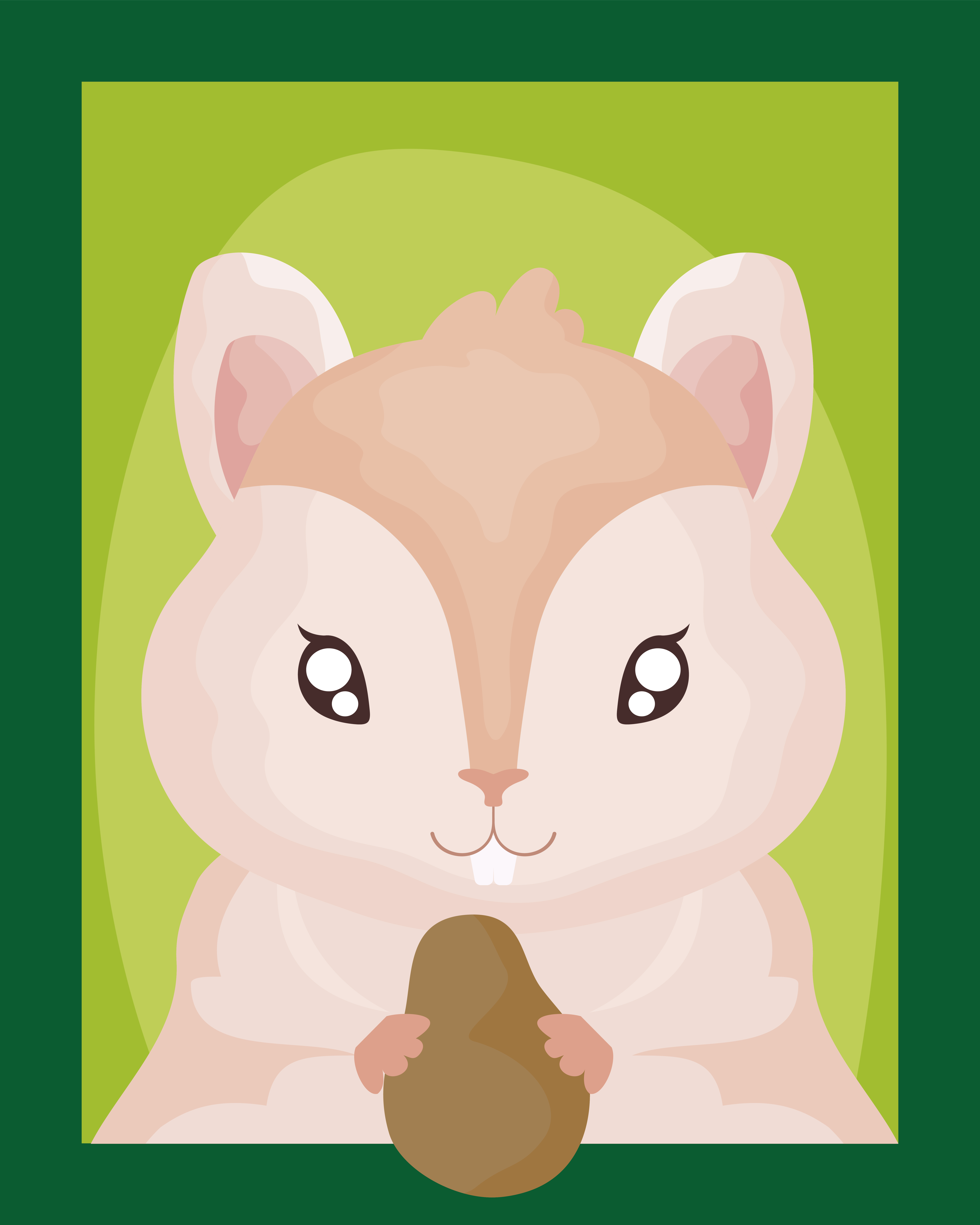 portrait of cute little hamster cartoon 2518185 Vector Art at Vecteezy