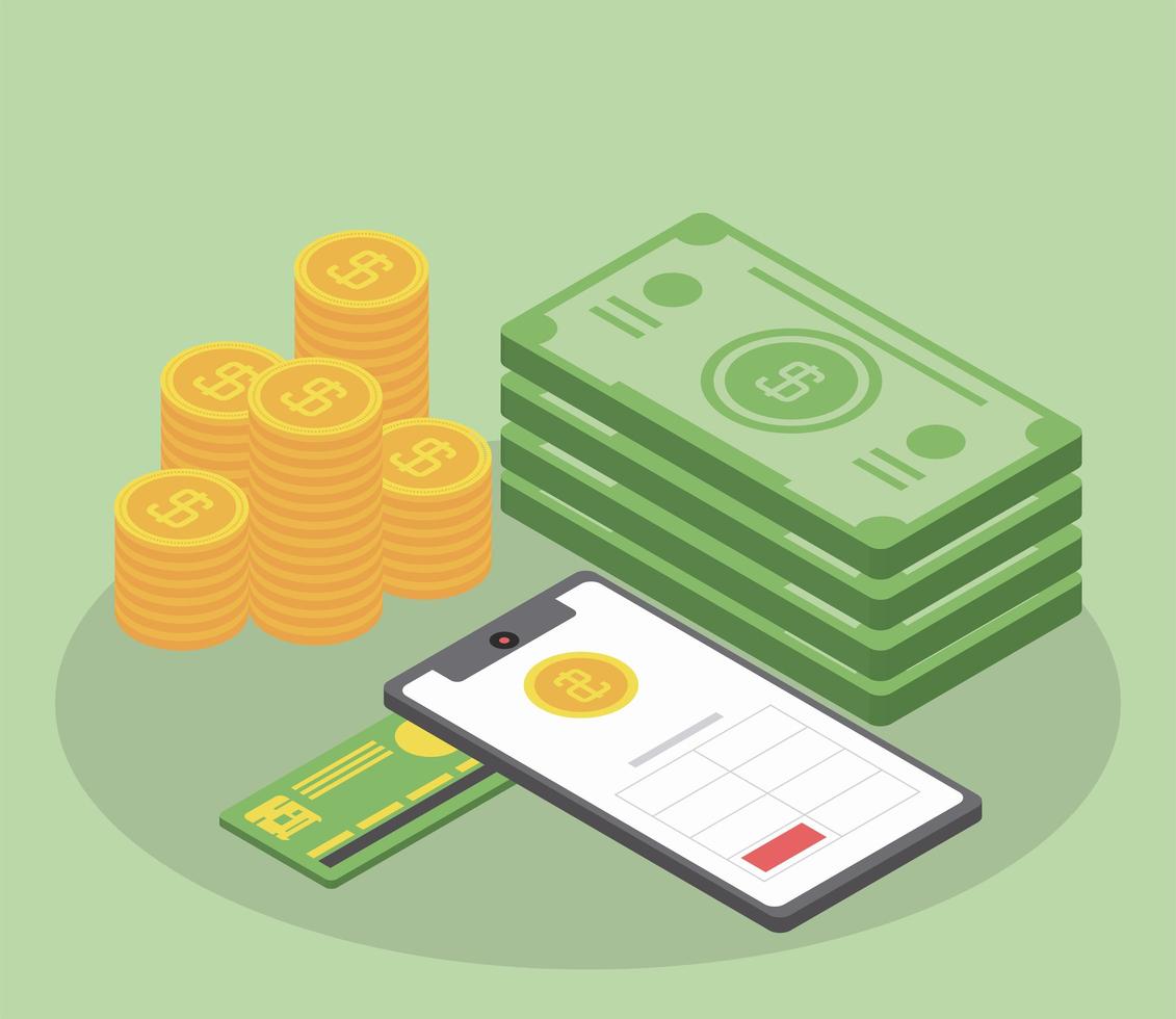 tax smartphone money vector