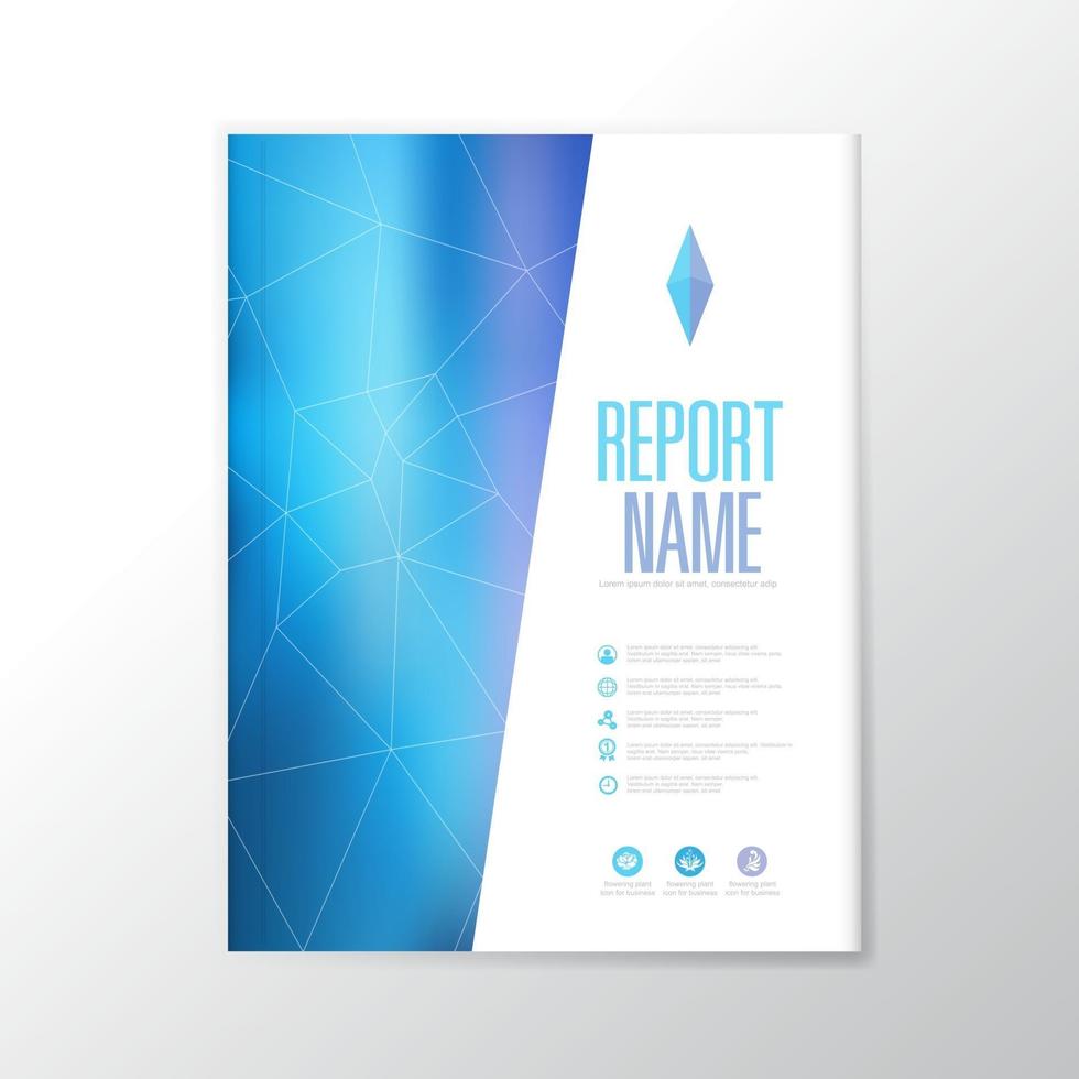 Cover Trendy hipster with geometric shapes vector
