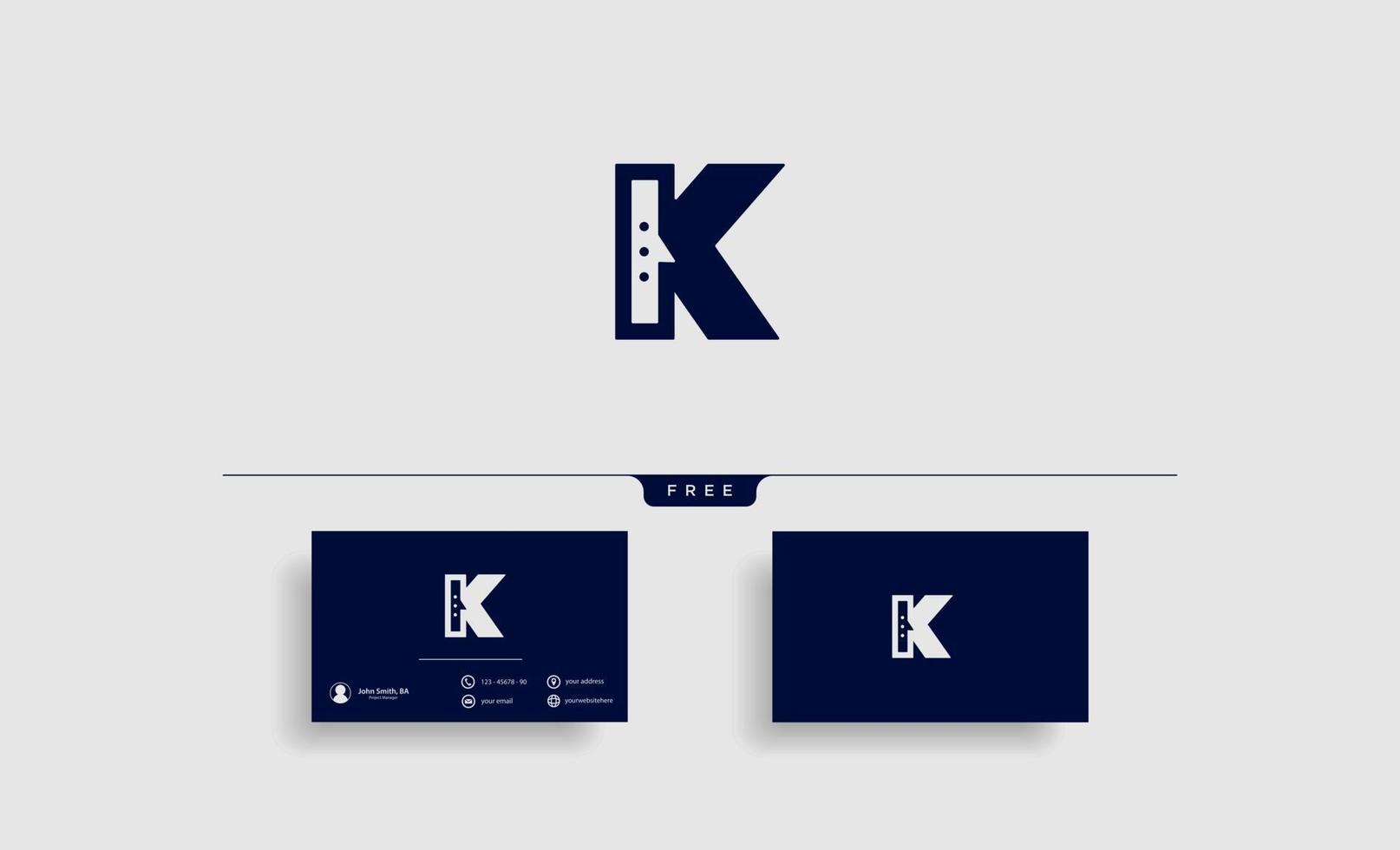 Letter K Chat Logo Template Vector Design