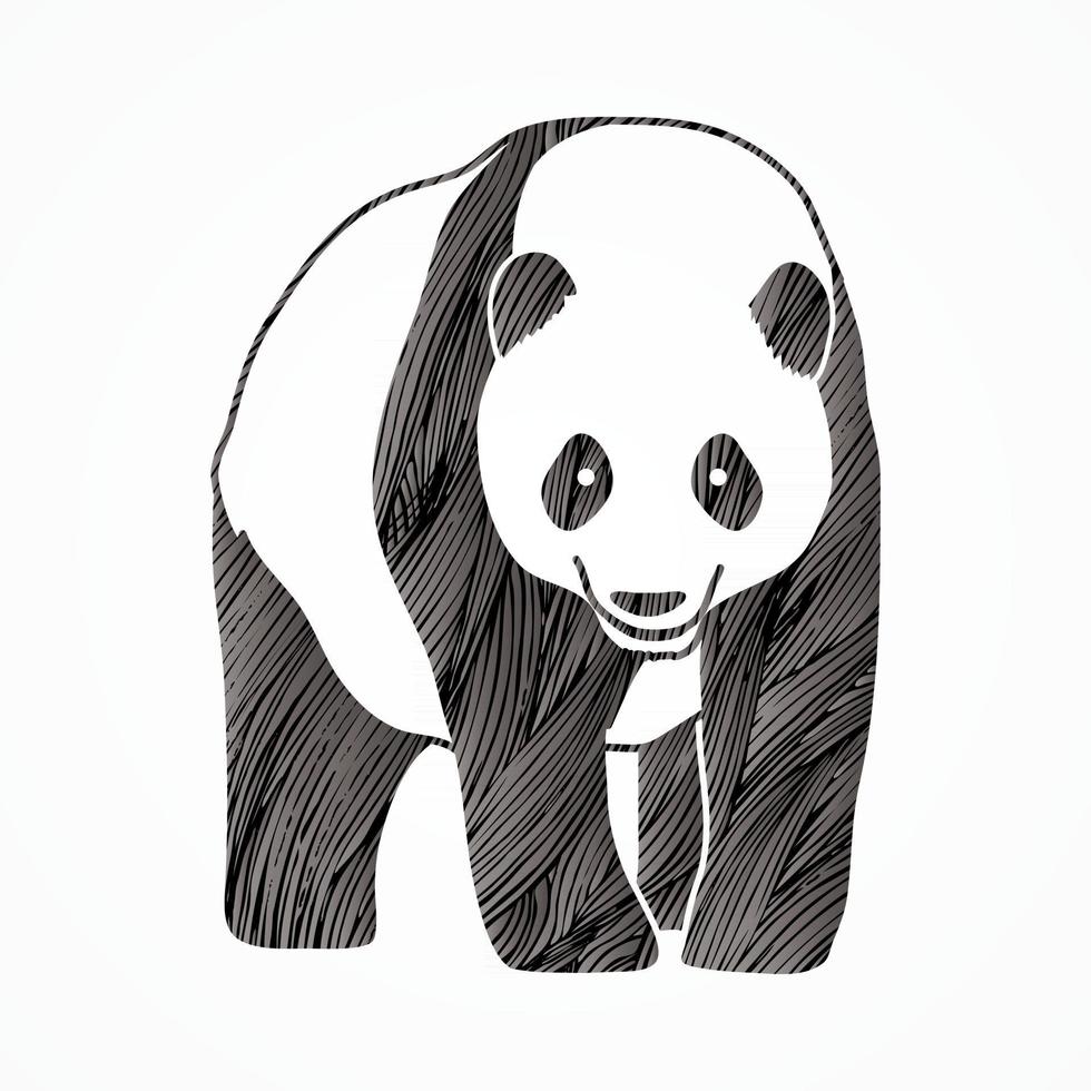 vector de dibujos animados de panda
