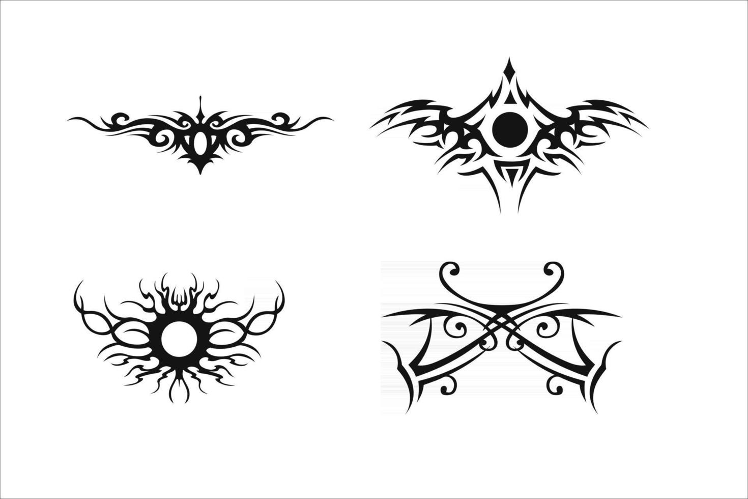 vector de tatuaje tribal