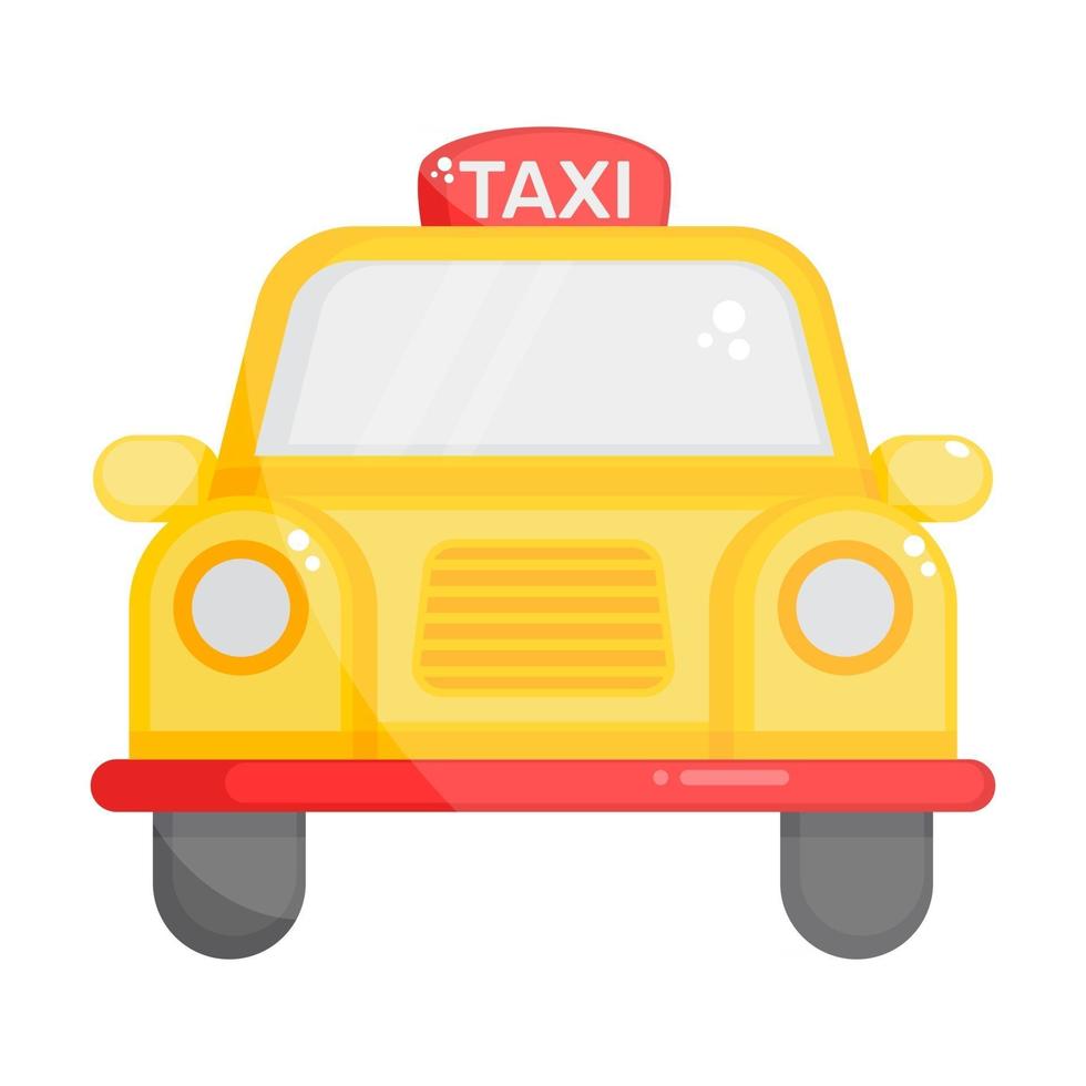 Taxi  local transport vector