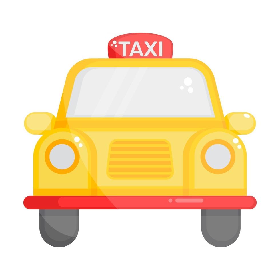 taxi transporte local vector