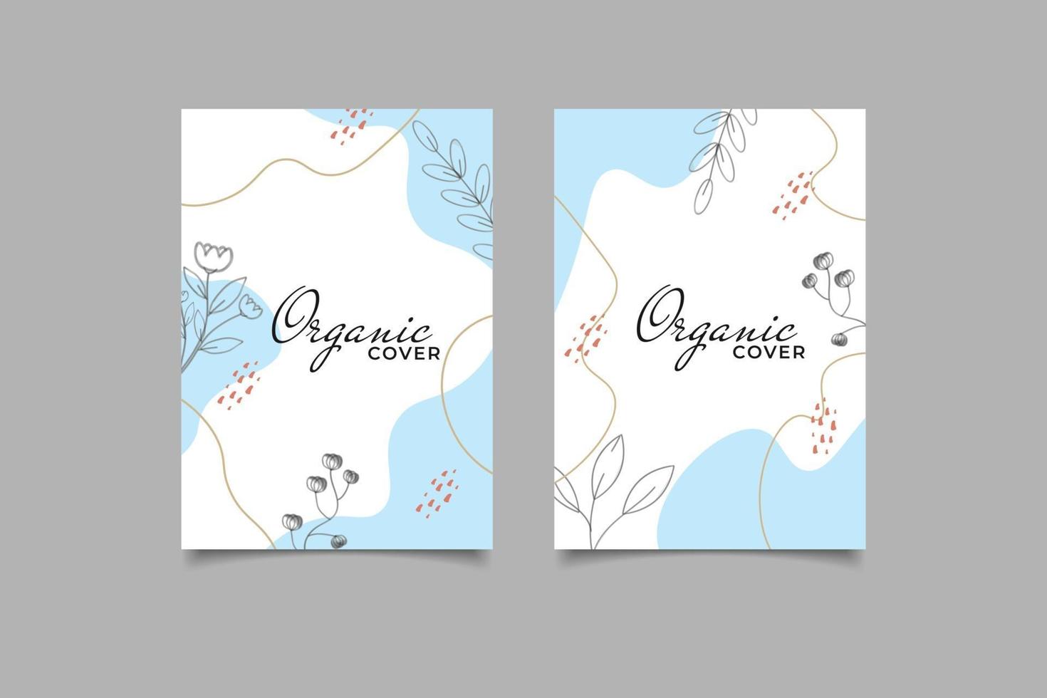 abstract cover template vector