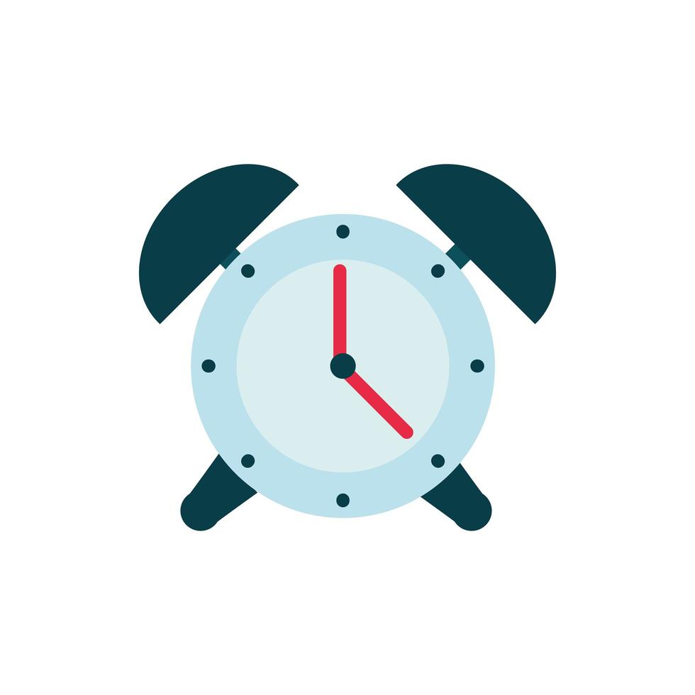 alarm clock time education school icon design vector