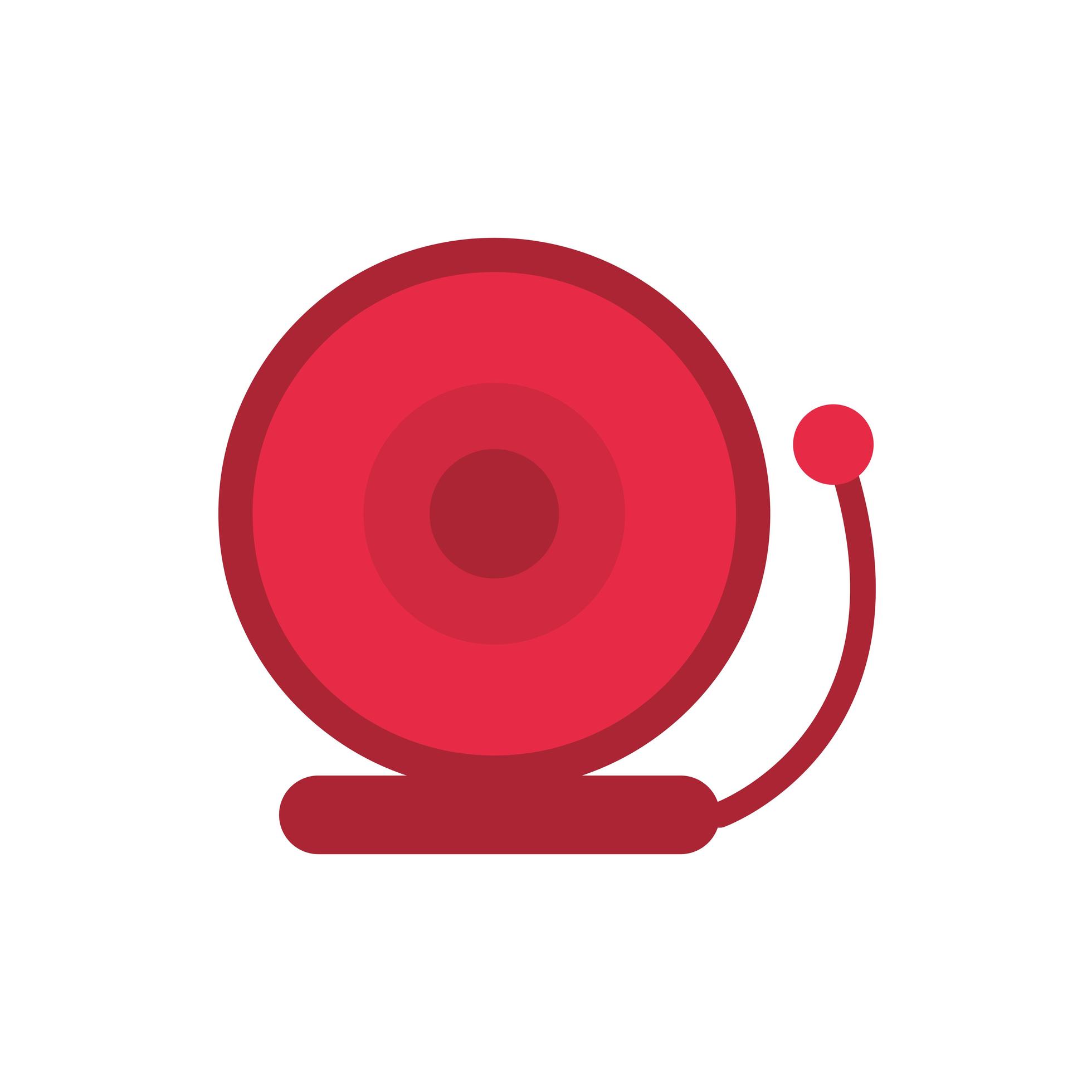 doorbell ringing alarm education school icon design 2521217 Vector Art