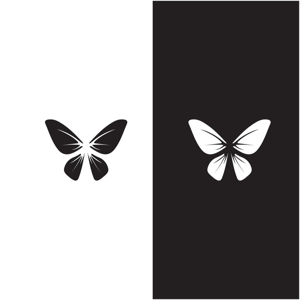 vector mariposa conceptual simple colorido icono logo vector animal insecto