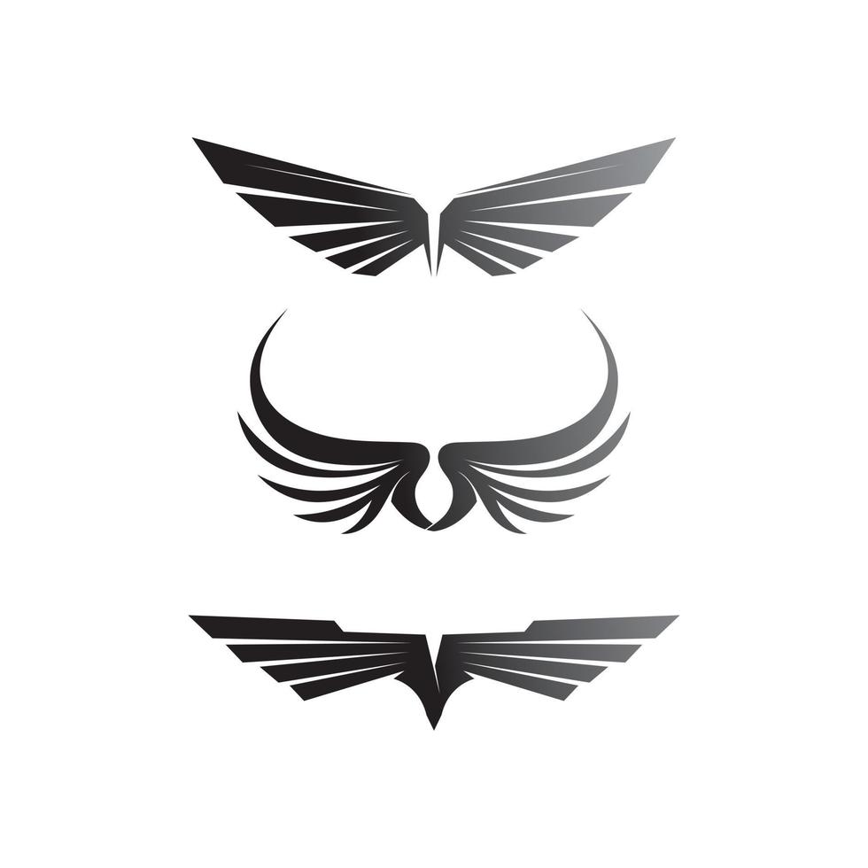 Falcon Wings Logo Template vector icon logo design app