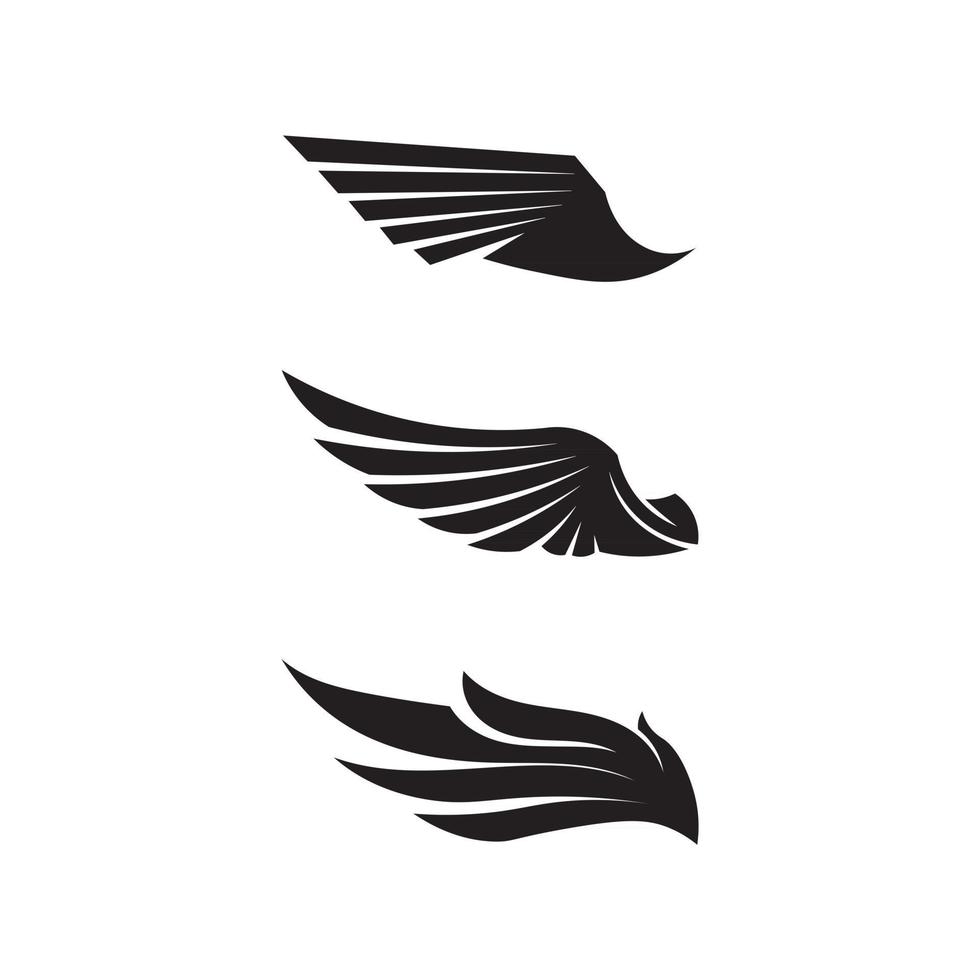 Falcon Wings Logo Template vector icon logo design app