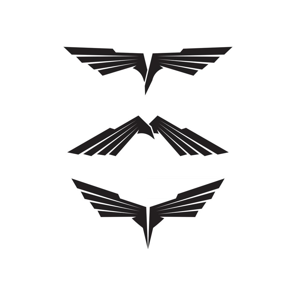 Falcon Wings Logo Template vector icon logo design app