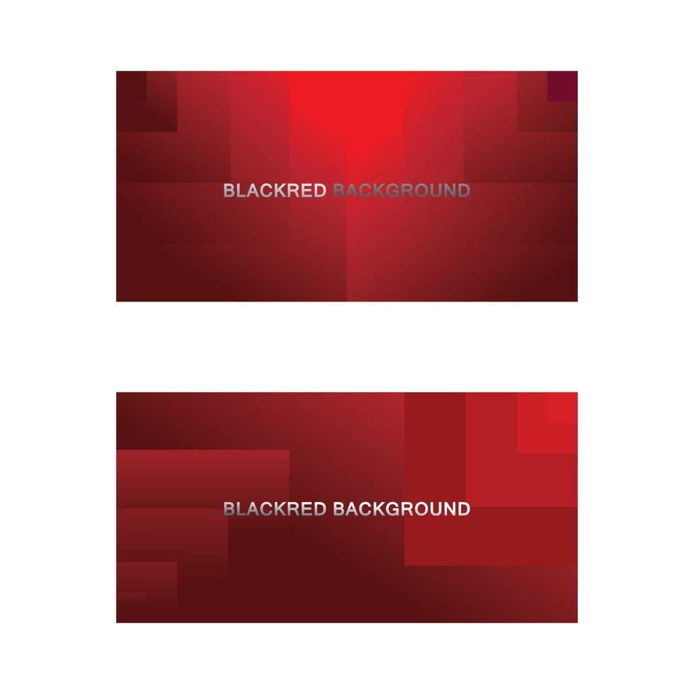 Plantilla de fondo negro y rojo para diseño de banner y cartel abstracto vector