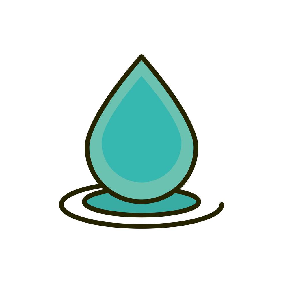 drops water liquid nature drawing vector