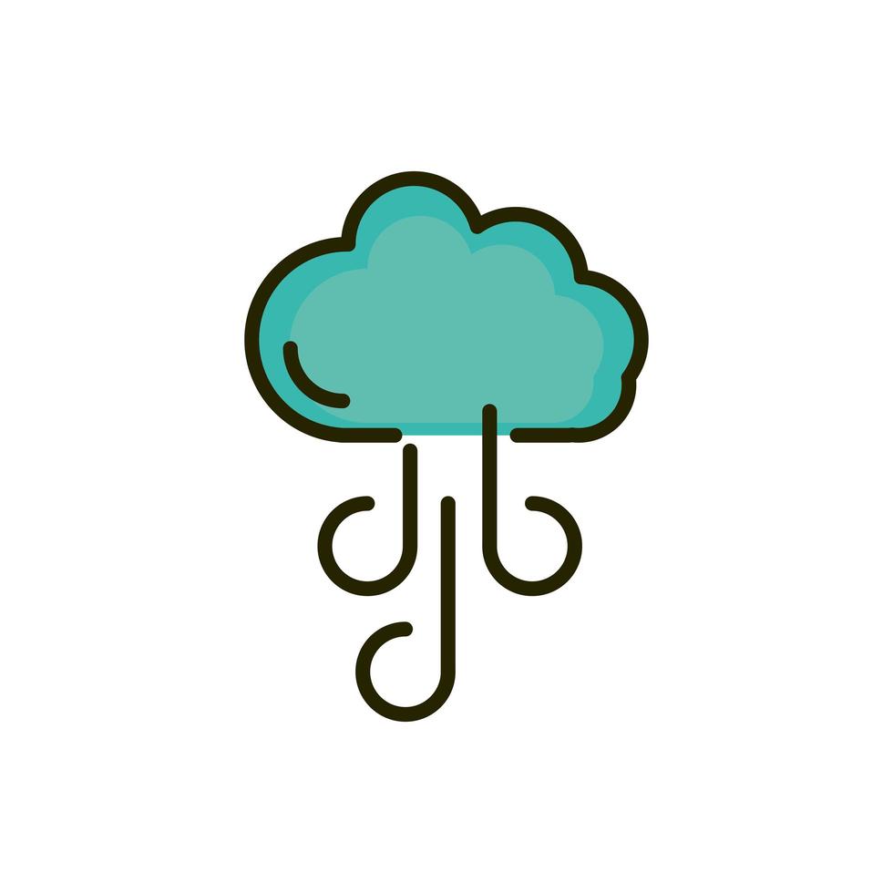 cloud wind season weather nature drawing vector