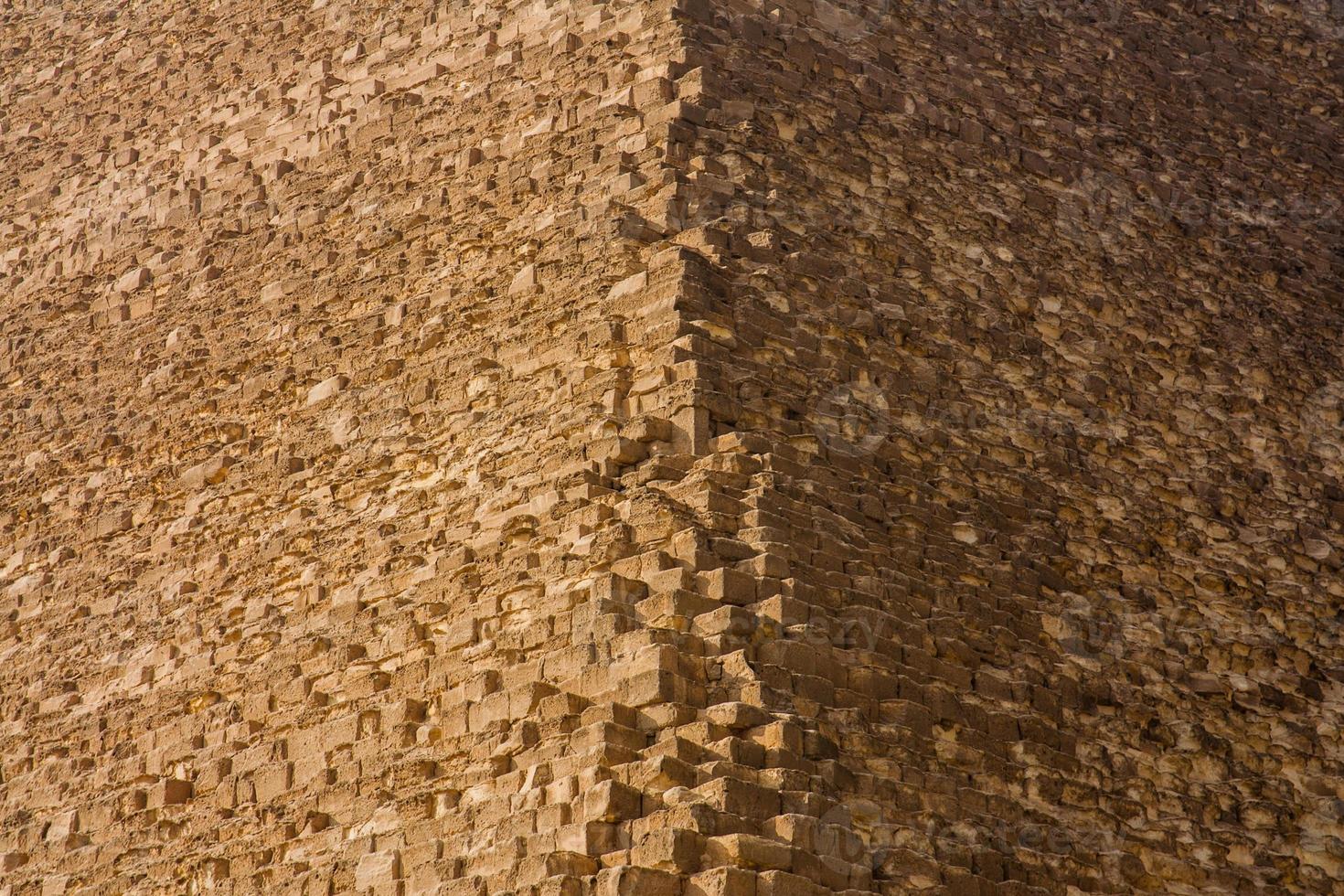 fragmento de la gran pirámide foto