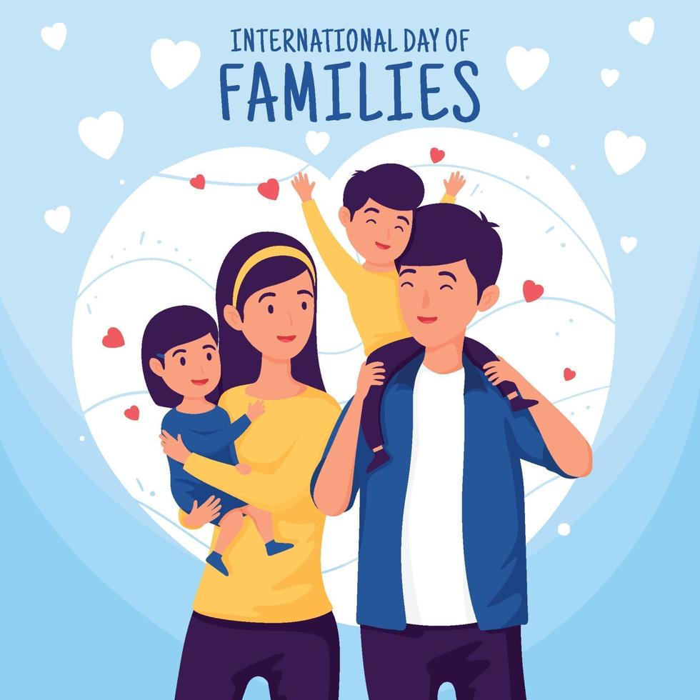 Happy Family Time vector