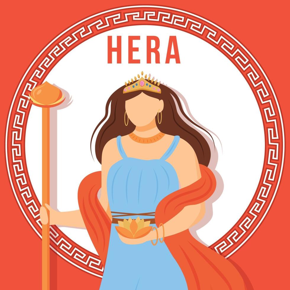 Hera red social media post mockup vector
