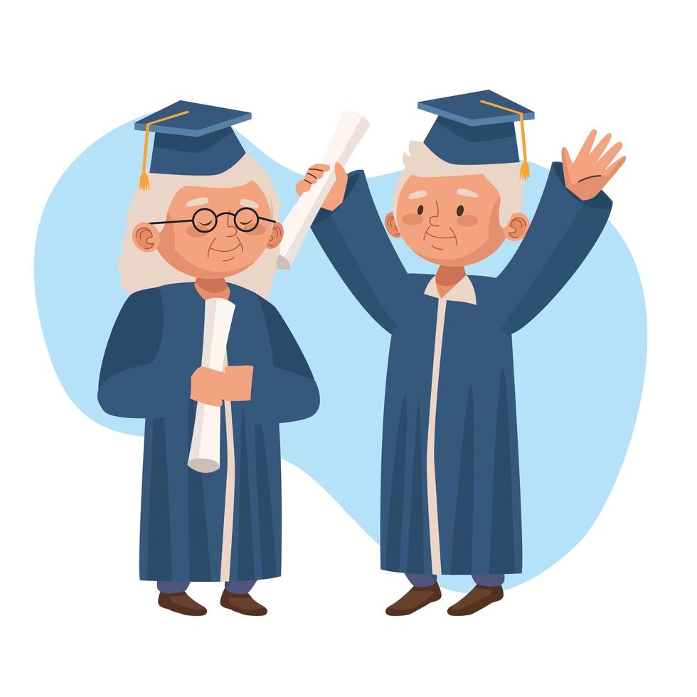 pareja de ancianos graduados personajes de personas mayores activas 2524278 Vector en Vecteezy pareja de ancianos graduados personajes de personas mayores activas 2524278 Vector en Vecteezy
