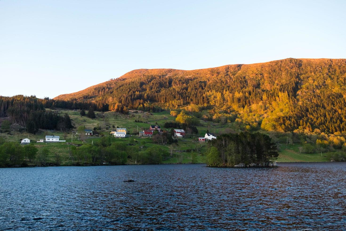 Island village in Norway photo