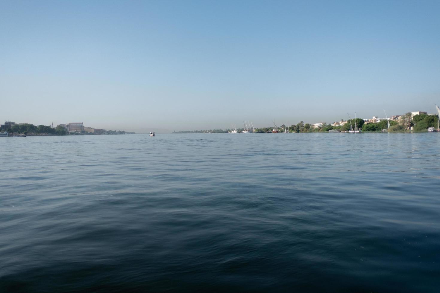 río nilo en egipto foto