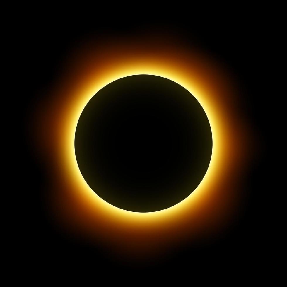 eclipse total de sol vector