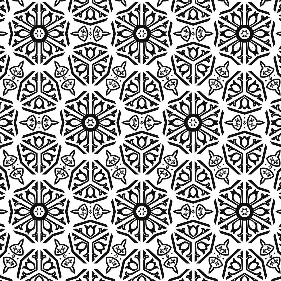 black and white circle pattern vector