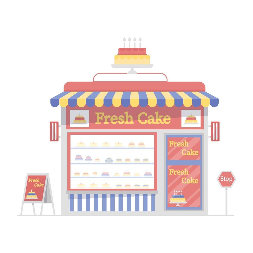 Cake Shop trendy vector