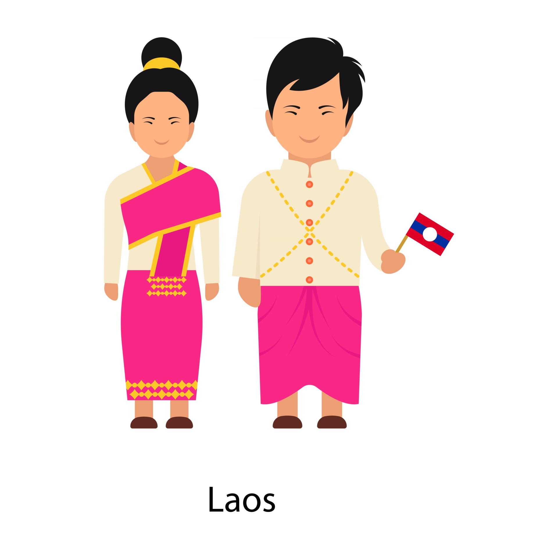 Laos Dress design 2527392 Vector Art at Vecteezy