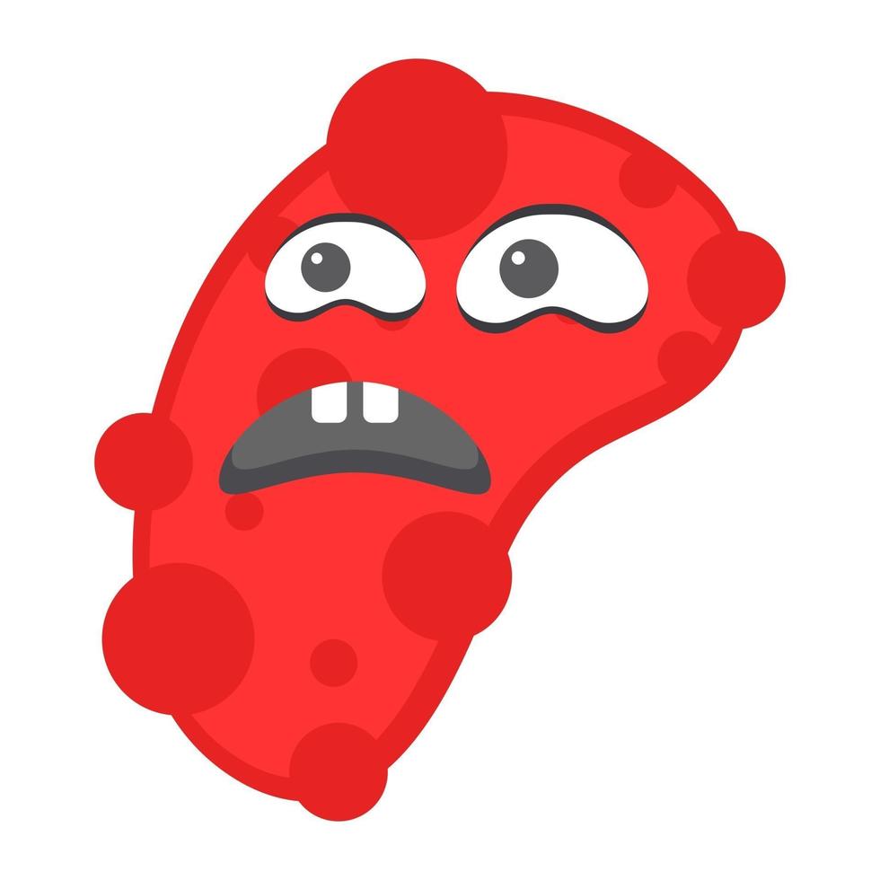 Microbe  Facial Expression vector