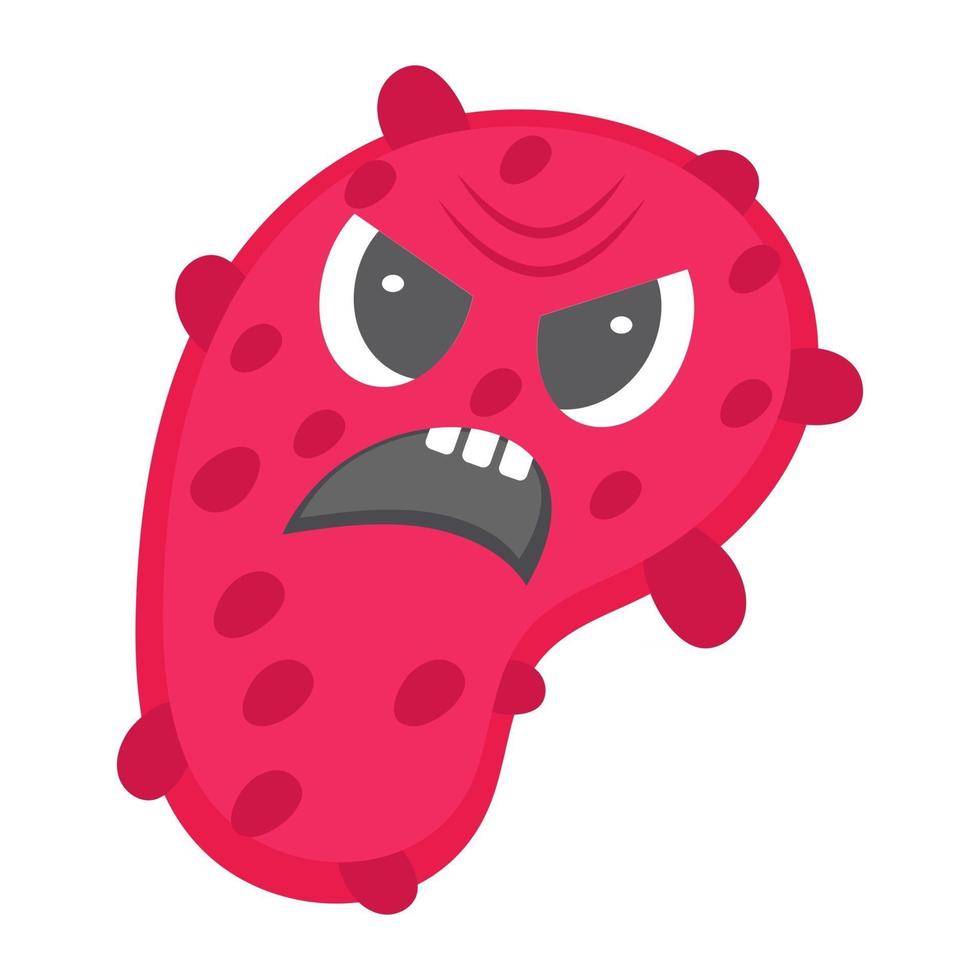 Microbe  Facial Expression vector