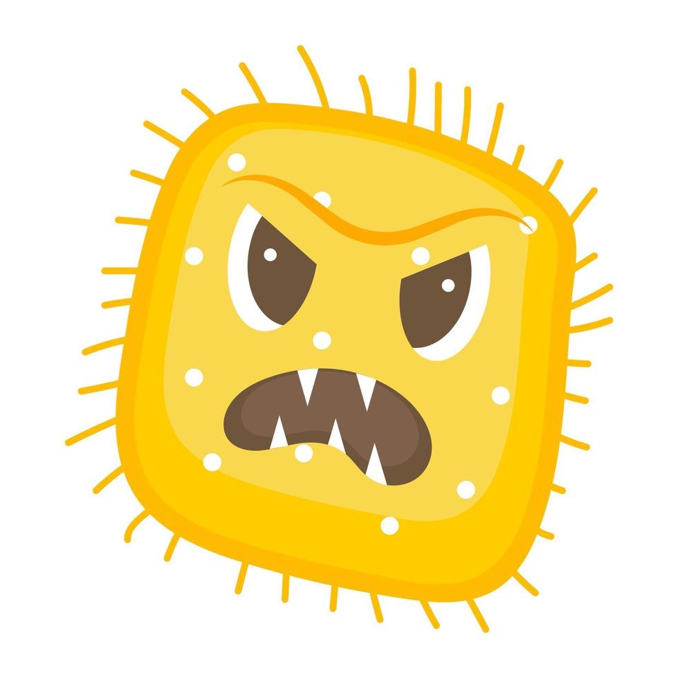 Microbe Facial Expression vector
