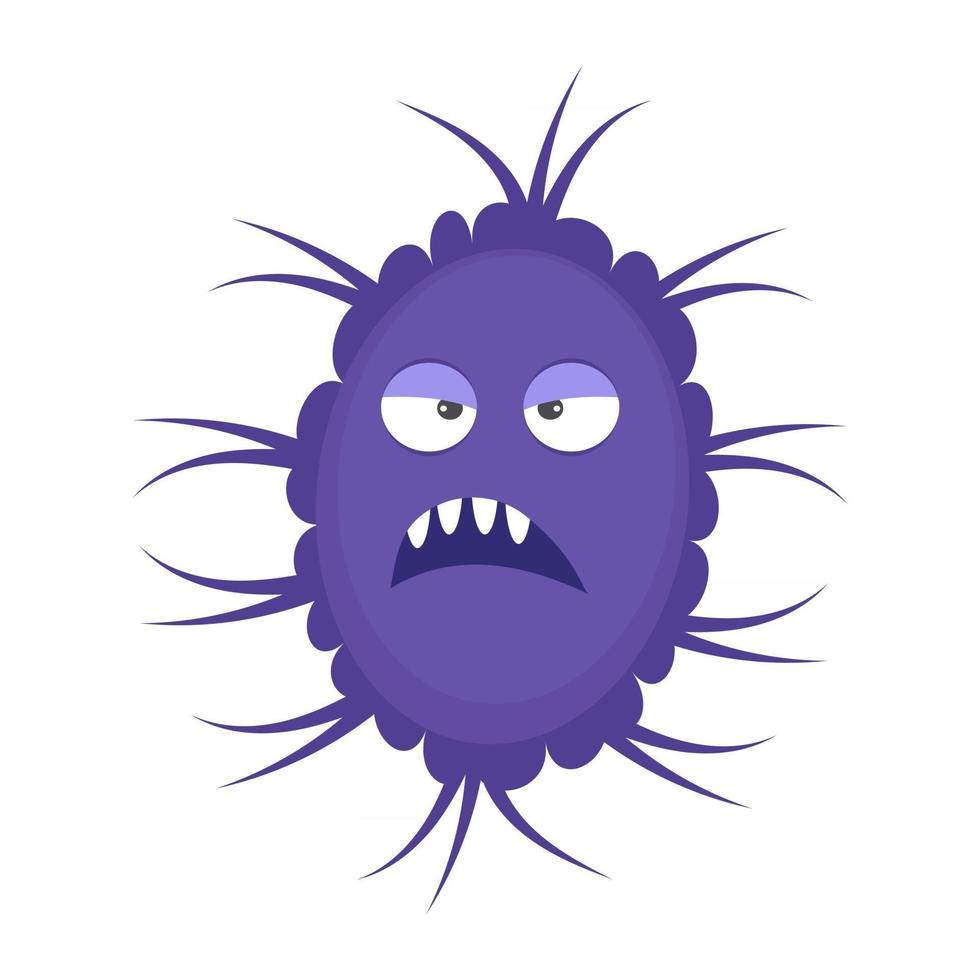 Coccus Scary Microorganism vector