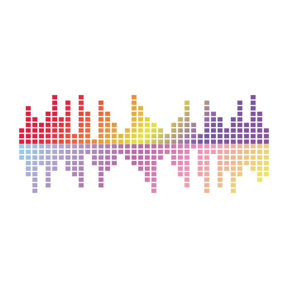 Modern Sound Waves vector