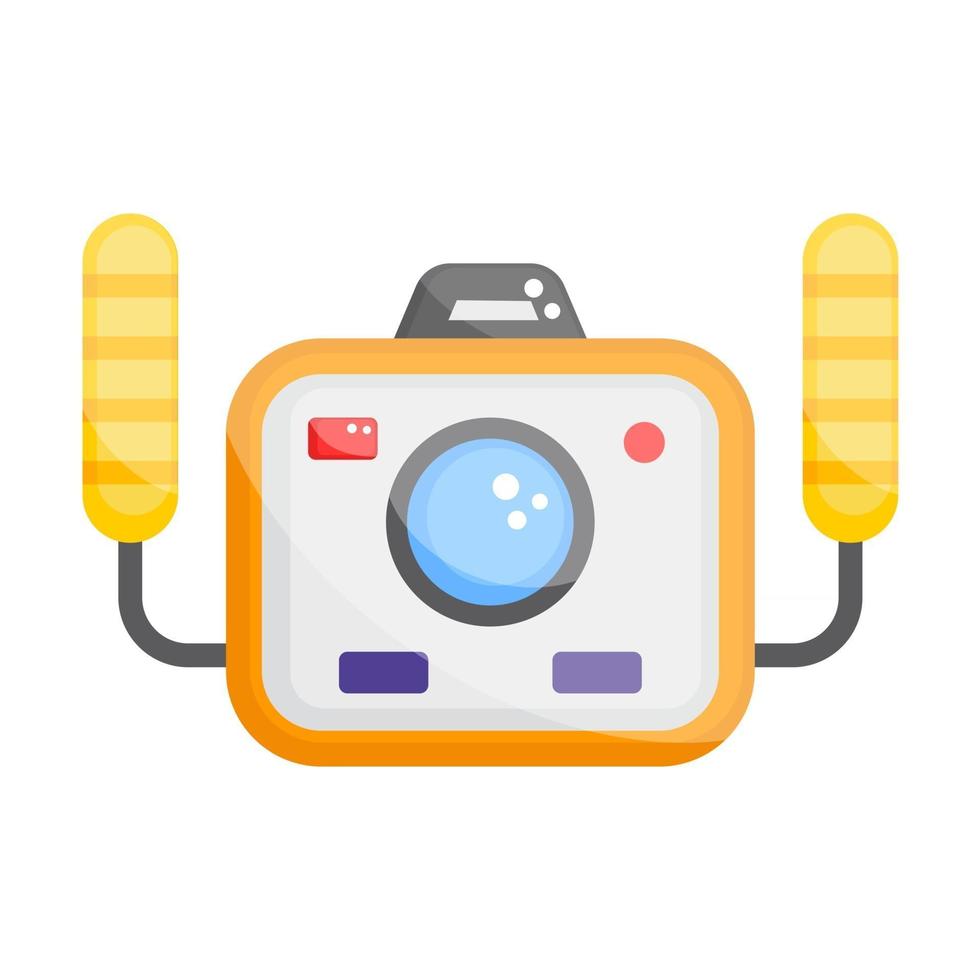 Underwater Camera Design vector