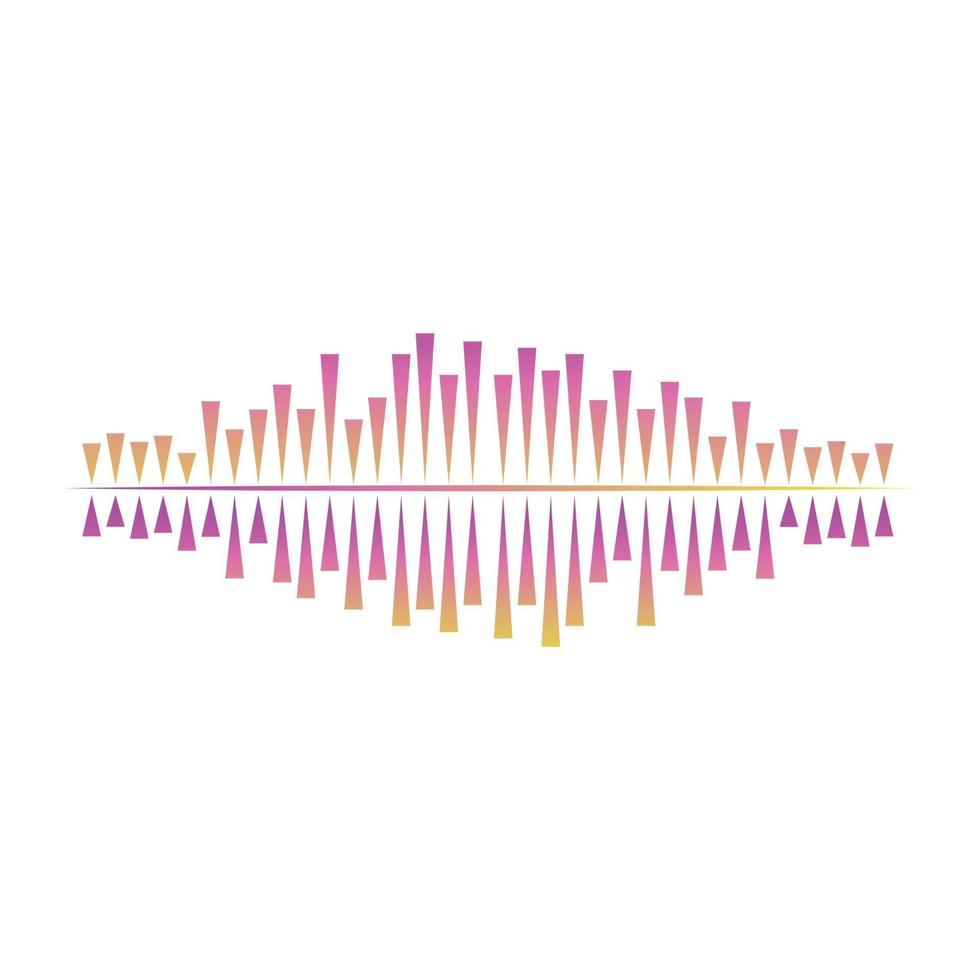 Ultrasonic Waves Design vector