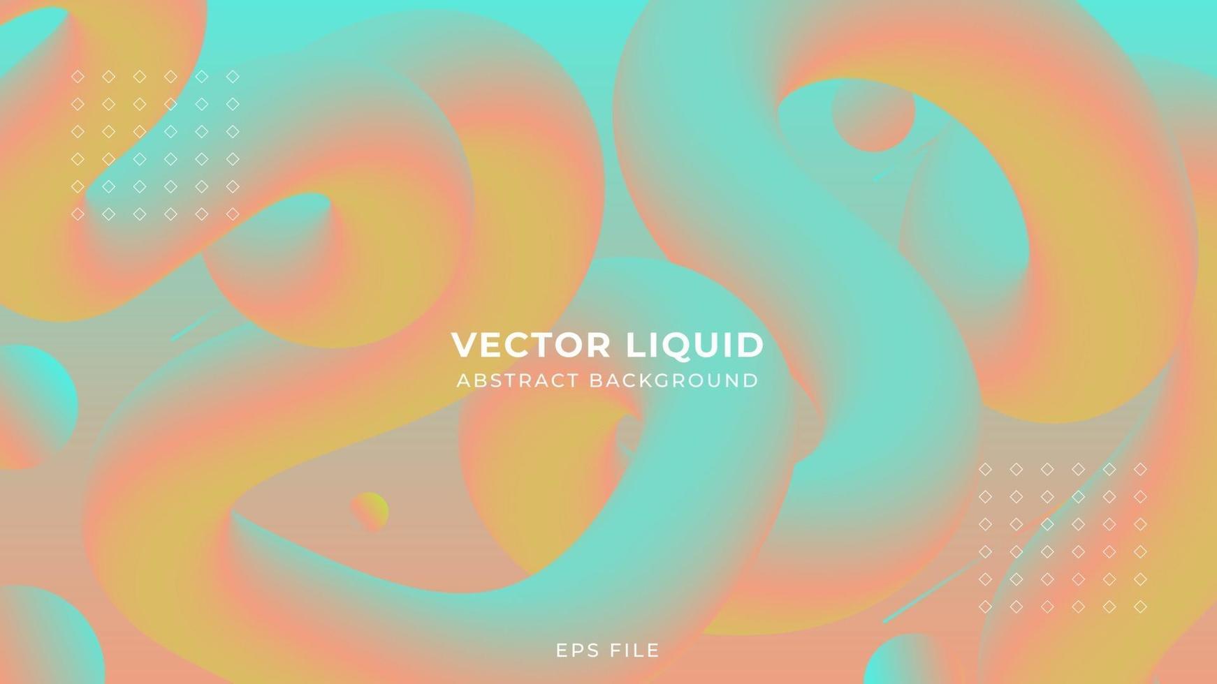 Elegant fluid abstract background vector