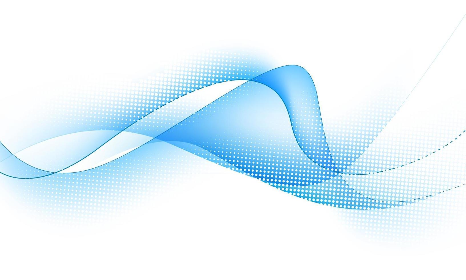 Abstract blue background poster with dynamic technology network Vector illustration