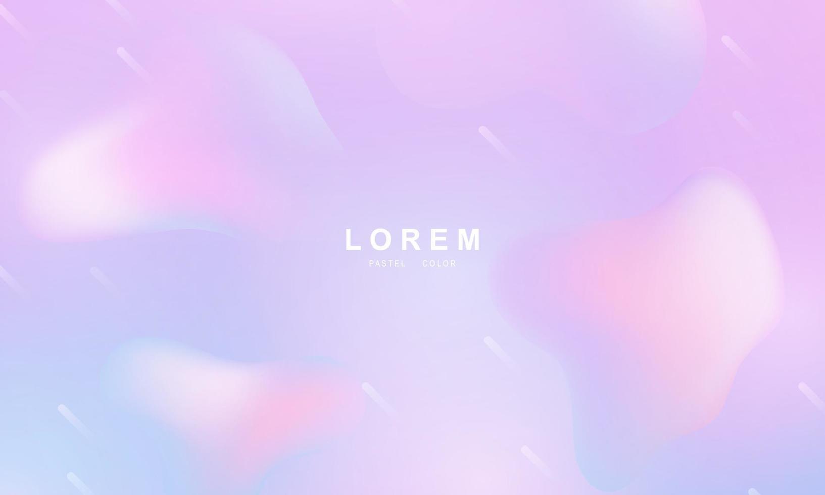 abstract modern shapes colorful Pastel liquid creative minimalist postcard or brochure cover design gradient background vector
