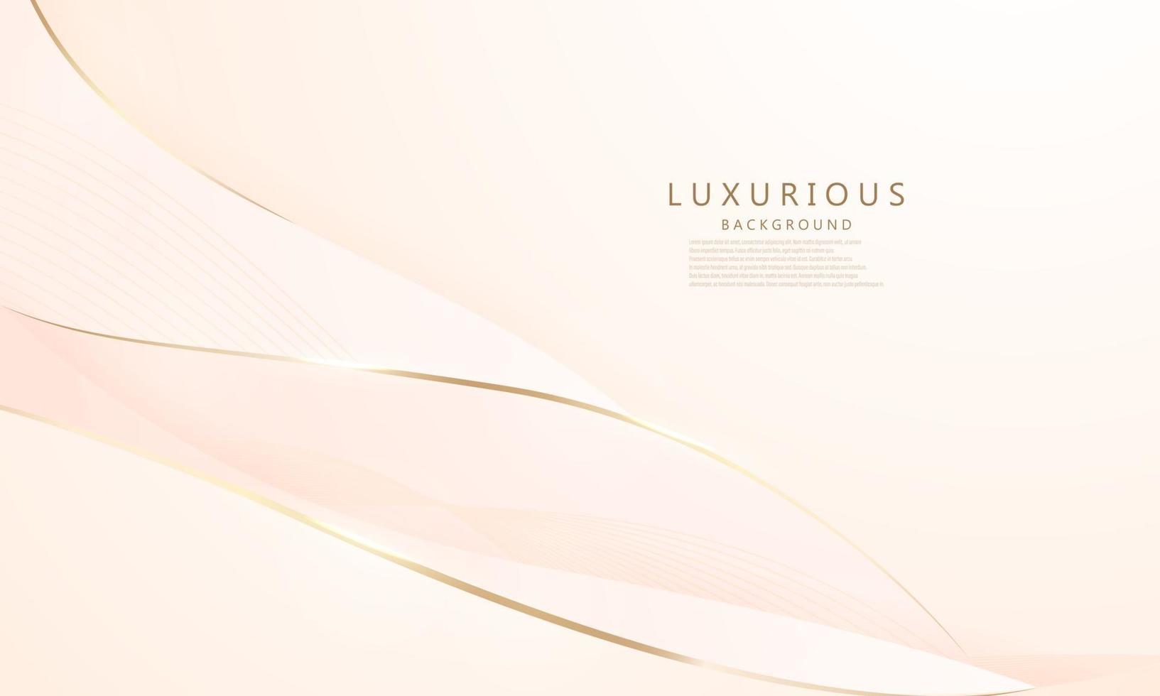 Modern abstract luxury gold background vector