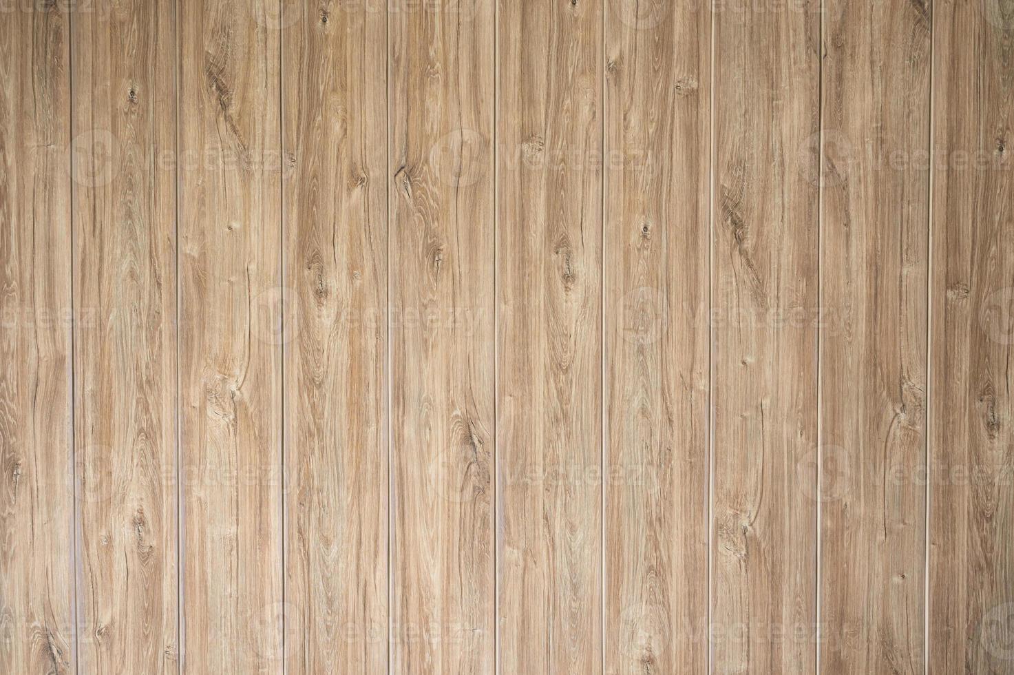 Striped brown wooden plank wall texture background photo