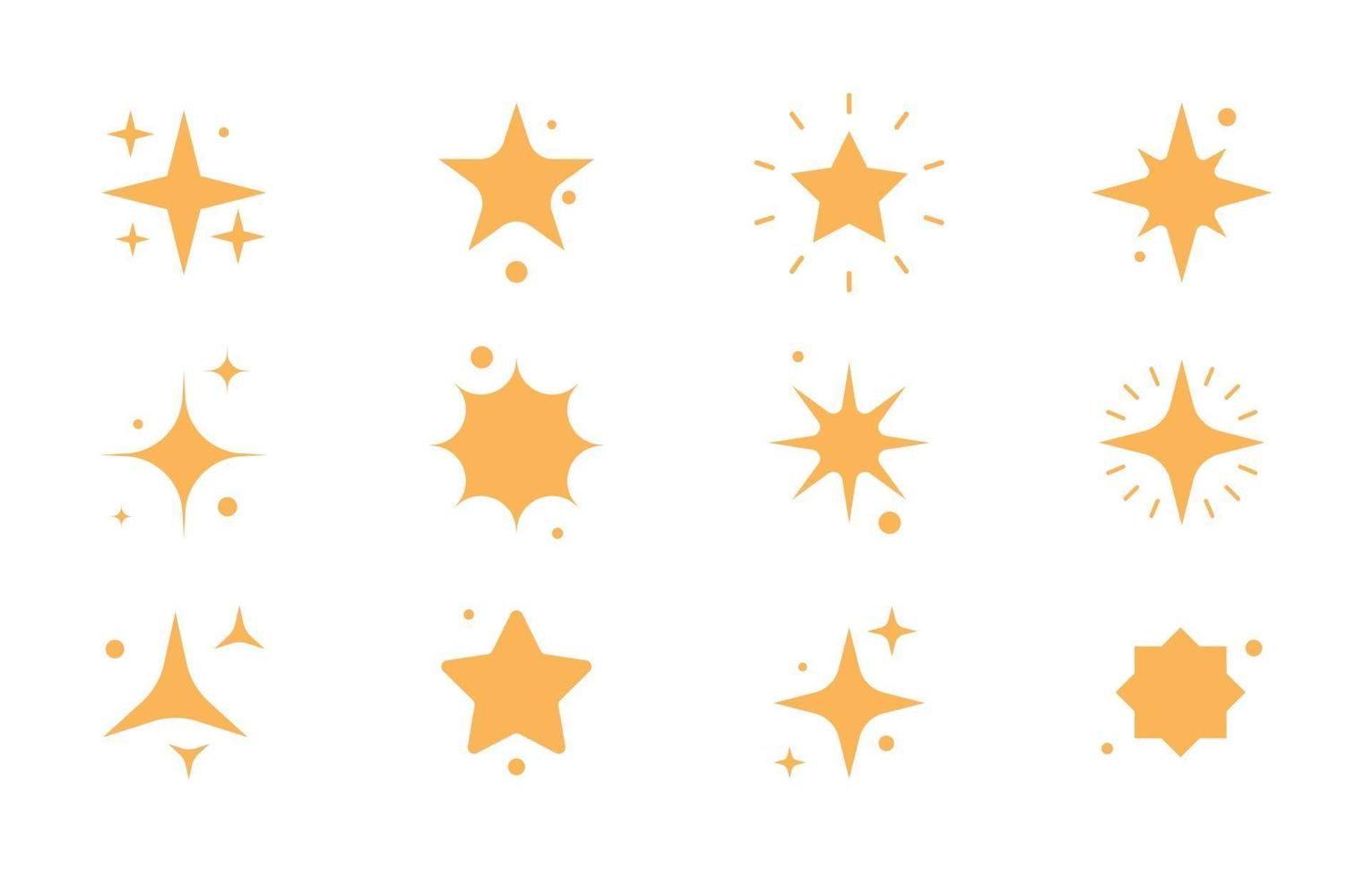 Simple Star Design Element vector