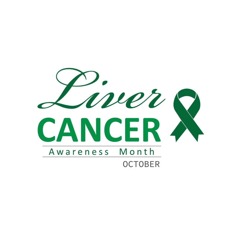 Liver Cancer Awareness Month vector