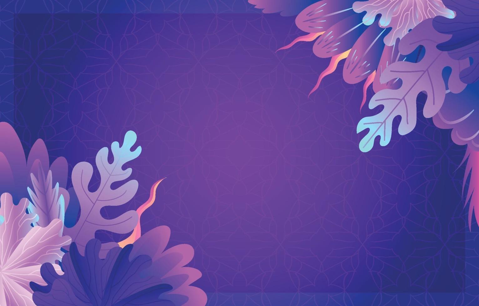 fondo tropical morado vector