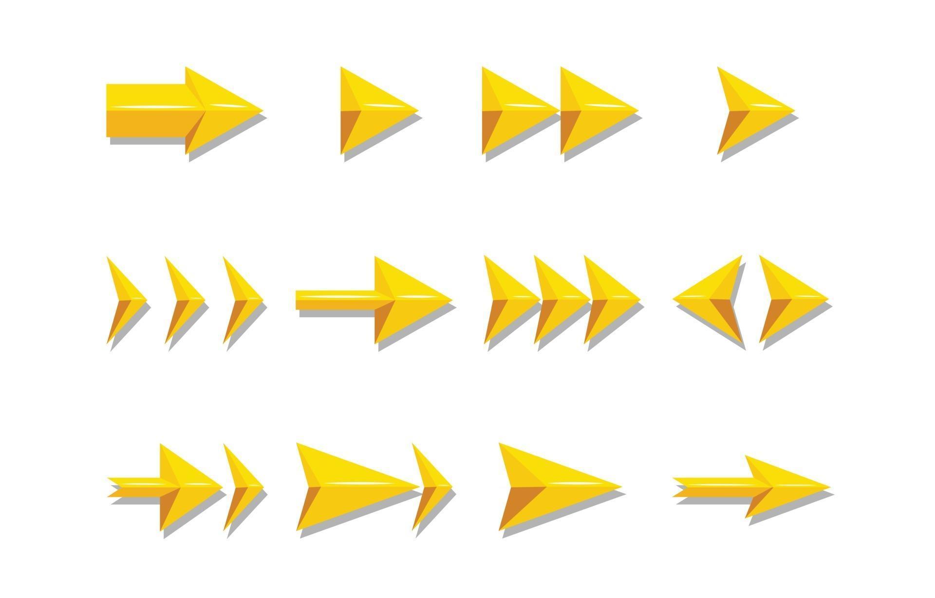 Arrow Element Icon set 2529838 Vector Art at Vecteezy