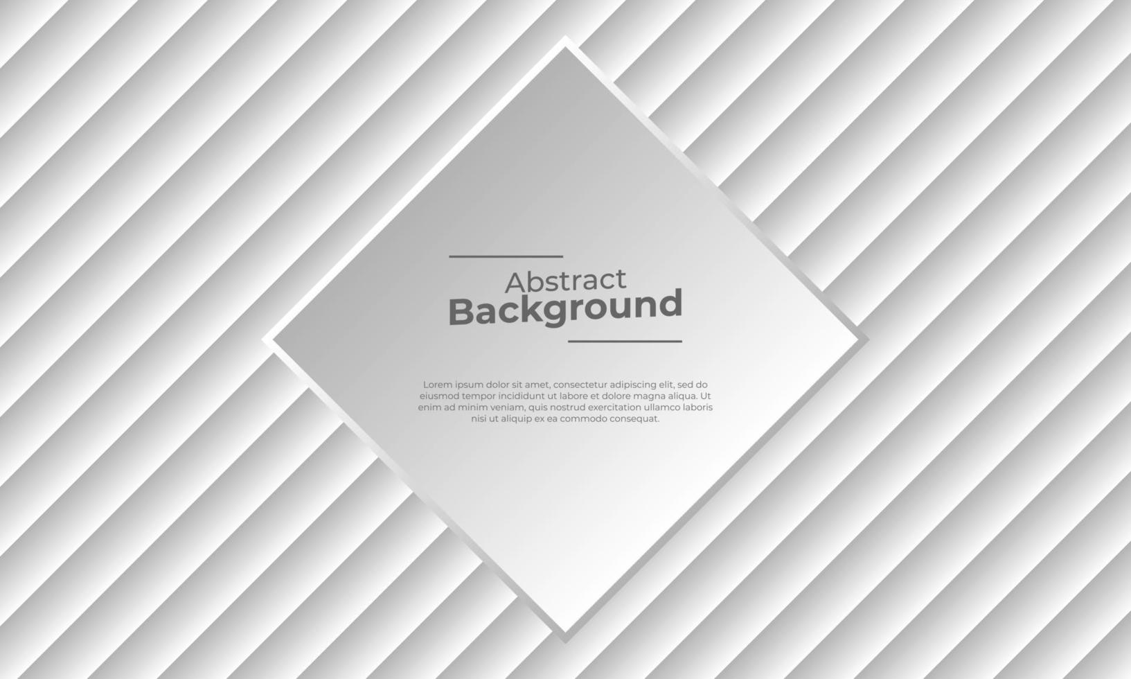 Fondo abstracto con patrón de forma geométrica de línea gris y blanca vector