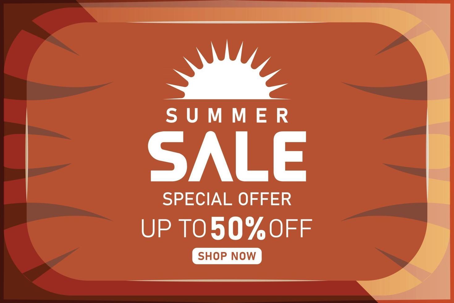 summer sale promotion wooden banner or poster vector