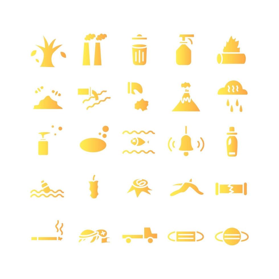 Politic icon set vector gradient for website mobile app presentation social media Suitable for user interface and user experience