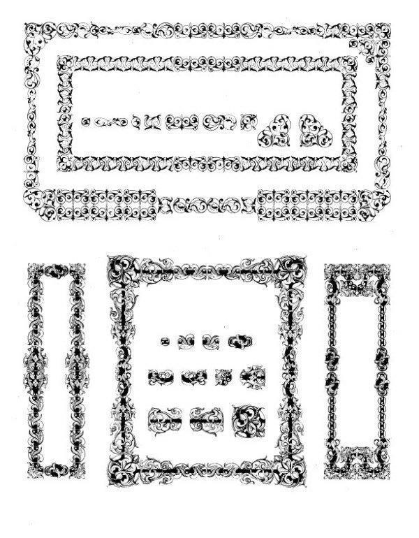 frames design elements vector 2530554 Vector Art at Vecteezy