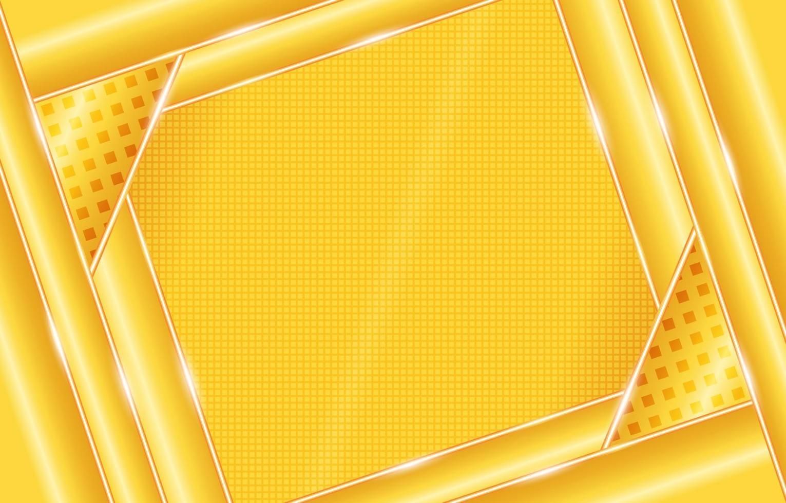 gradiente geométrico fondo amarillo vector