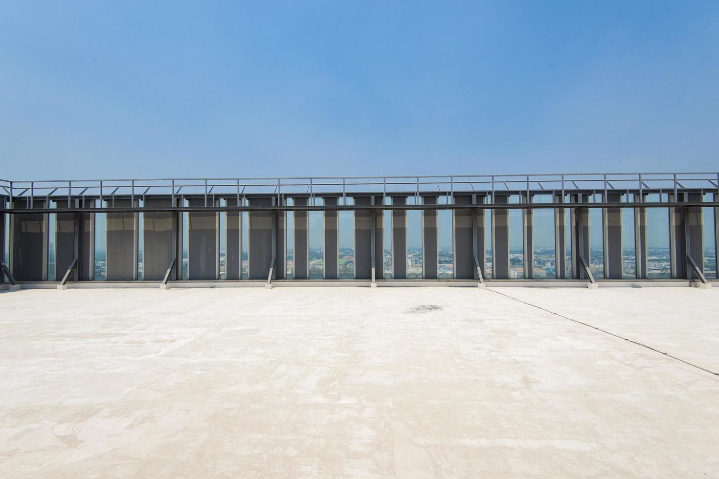 Pier over a lake in Abu Dhabi photo